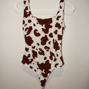 Cow Print Body Suit